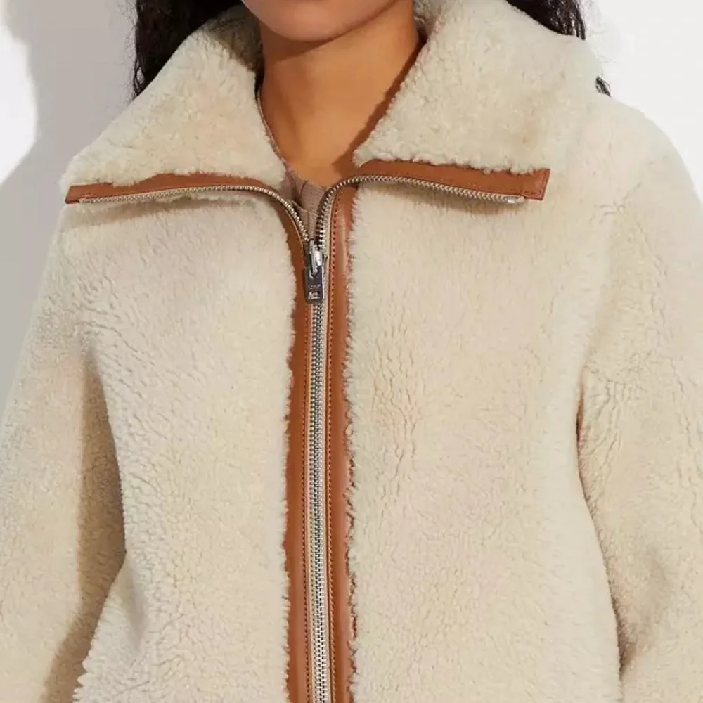 Coach Reversible Shearling Jacket - Picture 3 of 6